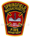 US Abzeichen Firefighter - Springfield Massachusetts